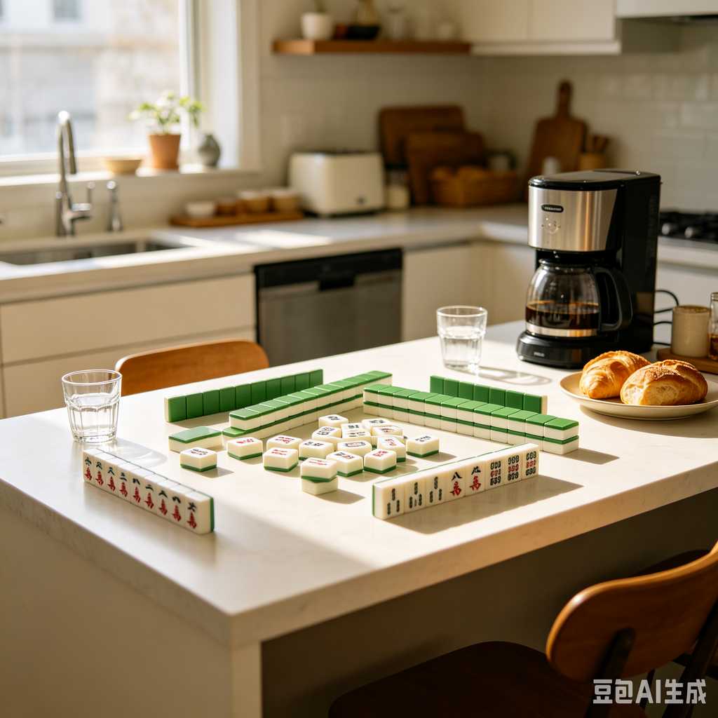 deep print mahjong set