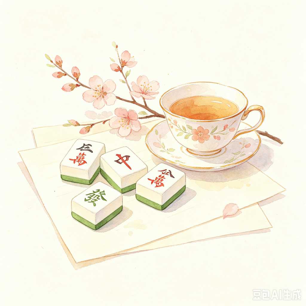 hd printed mahjong set