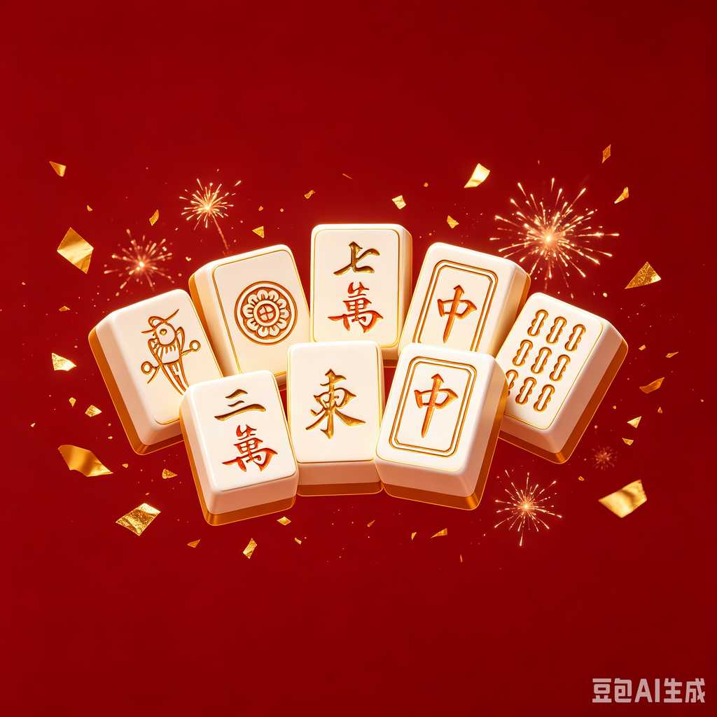 decorative mahjong tiles set